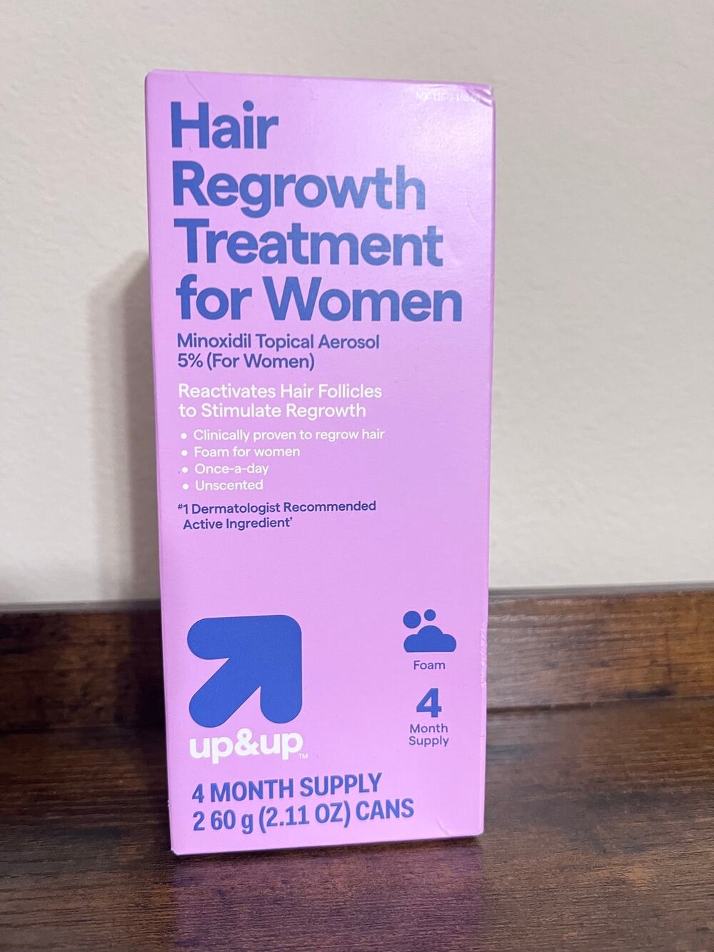 Up & Up Hair Regrowth Treatment Women Set of two 2fl oz bottles 4 months supply